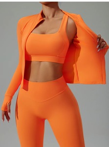 Conjunto Deportivo de Yoga para Mujer 2025 - Ropa Deportiva sin Costuras con Logotipo Personalizado, de Secado Rápido, Cintura Alta, 2 Piezas - Product Image 2