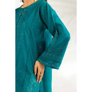 Conjunto Coordinado IPST-77142 de Cambric Bordado, Corte Ajustado, Algodón y Chifón, Largo por Encima de la Rodilla, Disponible en Tallas Grandes XL XXL y Talla Única - Product Image 1