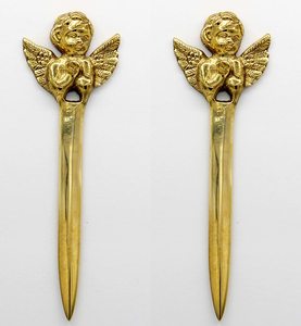 Coupe-papier en laiton, petit coupe-papier en métal et coupe-papier pour la décoration de la maison et du bureau - Product Image 5