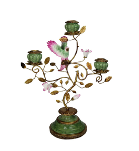 Candelabro de metal de alta calidad Decoraciones navideñas antiguas hoteles Restaurantes fiestas fabricante al por mayor proveedor - Product Image 1