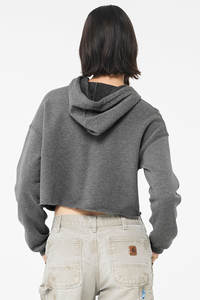 Sweat-shirt à capuche en molleton uni brodé pour femme, longueur standard, décontracté, mode, vente directe d'usine, prix raisonnable - Product Image 2