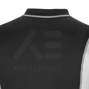 Camiseta Deportiva KATBROS Unisex de Manga Larga, Color Negro y Gris, de Secado Rápido, Transpirable, Ecológica, de Spandex y Poliéster - Product Image 4
