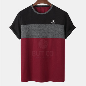 เสื้อยืดผู้ชายขายดี ผ้าฝ้าย 100% ปรับแต่งได้ ระบายอากาศดี สไตล์ลำลอง บริการ OEM สินค้ามาใหม่ - Product Image 1