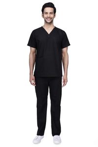 Ensemble de costume de gommage pour hommes toutes les couleurs idéal pour les médecins, les infirmières, les dentistes et les professionnels de la santé - Product Image 6
