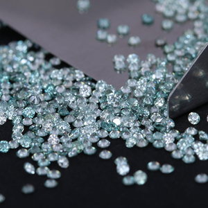 Lot de diamants blancs de laboratoire CVD, taille 1-1,5 carats, clarté VVS-SI, coupe brillant ronde 6,50-7,40 mm, LC Blue Tinch, bijoux en diamants en vrac - Product Image 1