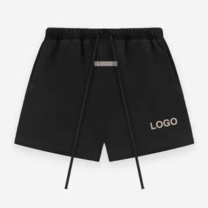 Short de jogging surdimensionné 380 GSM en molleton éponge français 100% coton pour hommes, style hip hop, streetwear, vente en gros sur mesure - Product Image 3