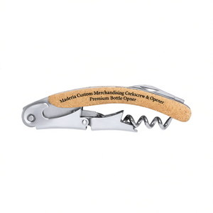 Cavatappi e Apribottiglie Personalizzati Maderia - Apribottiglie Premium - Product Image 3
