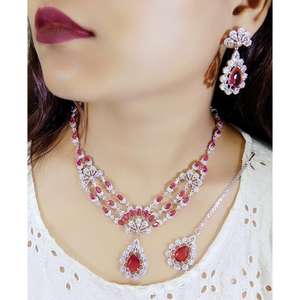 Collection de bijoux AD de qualité supérieure pour mariage et fiançailles, produit en vrac, nouvelle mode, ensemble de bijoux colorés - Product Image 3