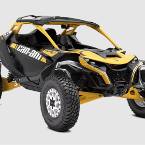 2024 Maverick R X RS พร้อมคาร์บอนสีดำและนีโอเหลือง - Product Image 1