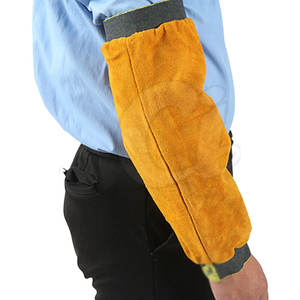 Mangas de brazo de soldadura de alto grado Mangas de soldadura de cuero cómodas Mangas de soldadura de precio barato - Product Image 3