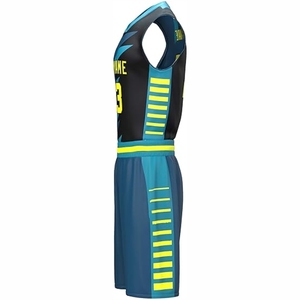 Uniforme de basket-ball sans manches respirant conçu sur mesure ensemble de vêtements de sport de grande taille à quantité minimale de commande basse pour l'été - Product Image 4