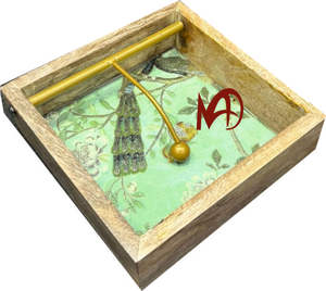 Culterio de servilletas de madera de mango> Cubiertos de tres secciones con varilla de Irán> Impresión digital> con revestimiento esmaltado> Acabado brillante> - Product Image 2