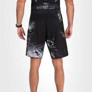 Pantalones cortos de lucha MMA sublimación personalizados para hombres-100% poliéster diseño de encaje sólido secado rápido e impermeable transpirable - Product Image 5