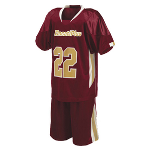 Unisex Plus Size Lacrosse Team Uniform Quick Dry Breathable Four-Way Stretch Elastic Waist Jersey <b>Shorts</b> Set Custom Logo - Product Image 2