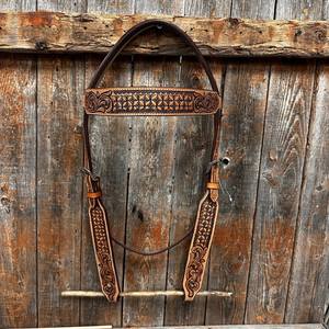 Conjunto de arreos Western: cabezada, pechera y riendas para silla Western, cuero duradero de alta calidad, equipo ecuestre completo, perfecto. - Product Image 2