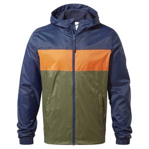 Veste coupe-vent décontractée respirante pour l'extérieur, doublure en maille, grande taille, bloc de couleur, veste coupe-vent pour homme, vêtements de sport décontractés pour homme - Product Image 1