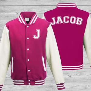 2025 chaqueta Varsity de lana personalizada para niños y adultos estilo béisbol con nombre chaqueta personalizada inicial - Product Image 2