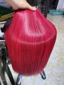 Muestra gratis al por mayor barato 100% paquetes de cabello humano crudo vietnamita pelo liso paquetes - Product Image 4