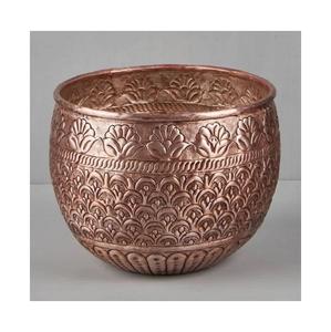 Maceta de suelo de lujo, calidad estándar, diseño martillado, macetas de Metal dorado para jardín, hogar, planta decorativa, maceta de tamaño personalizado - Product Image 4