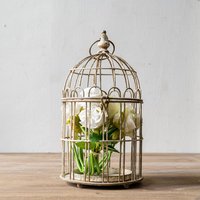 Cage à oiseaux en fer forgé grand format, finition antique, couleur personnalisable, pour décoration intérieure, jardin, ferme, anniversaire, vente en gros, Inde