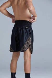 กางเกงขาสั้นผ้าซาตินสำหรับผู้ชายกางเกงต่อยมวยพร้อมเอวกลางและแห้งเร็วสำหรับมวยไทยและ UFC - Product Image 2