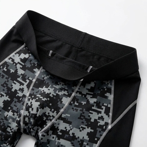 Camo Compression <b>Shorts</b> <b>Men</b> <b>Shorts</b> MMA BJJ Grappling Spats Sublimated Gym Base Layer Spandex Custom Logo OEM - Product Image 3