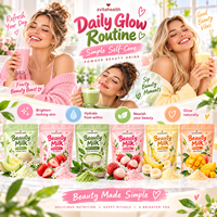 Boisson en poudre minceur beauté marque privée au collagène, acide hyaluronique, L-carnitine, Garcinia, riche en protéines pour la perte de poids et l'éclat de la peau