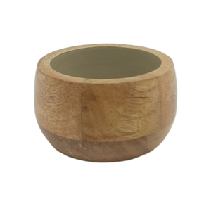 Bol rond en bois Articles ménagers naturels Bol d'auberge Plats de cuisine Prix de gros Multi Design personnalisé - Product Image 1