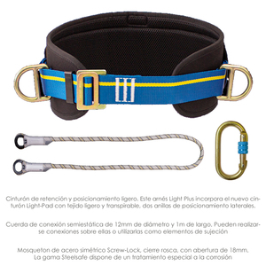 Cintura di Sicurezza con Corda e Moschettone - Product Image 2
