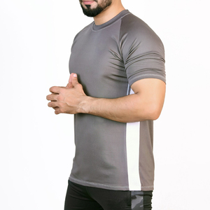 2025 hommes Gym Compression T-Shirts Muscle Fitness O-cou vêtements de sport Slim Fit solide séchage rapide respirant - Product Image 2