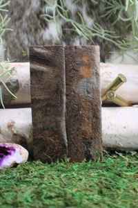 Escamas para Cuchillos Artesanales Premium, Rústicas y Ecológicas, Personalizadas con Cuerno de Carnero, Corteza Natural Orgánica, Texturizadas y sin Acabado - Product Image 2