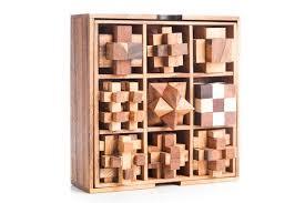 Cube de puzzle en bois fait main en bois tendance avec sable cube de puzzle 3d avec support - Product Image 2