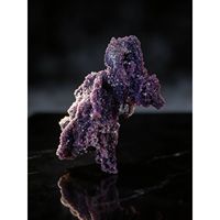 Spécimen d'agate raisin violette de qualité supérieure, grappe minérale cristalline botryoïdale naturelle, pierre de guérison, pièce de collection pour présentation