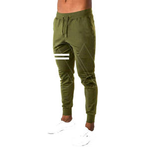 Automne jambe rayures hommes grande taille Gym entraînement pantalons de survêtement coton Joggers Fitness sport pantalon polaire - Product Image 1