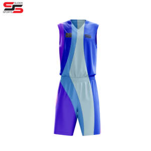 Basketball Uniforms <b>for</b> Youth Set <b>Kit</b> Suits Fully Sublimation Basketball Jersey Custom - Product Image 6