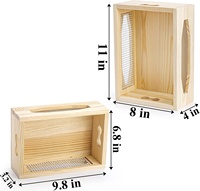 Panier unique en bois et métal écologique, design attrayant, fait main, très durable, panier de rangement à prix raisonnable