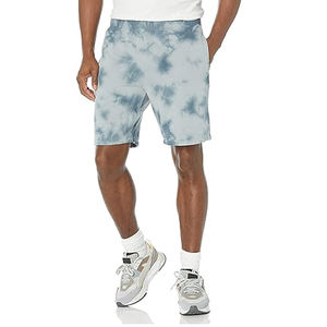 Short de gymnastique décontracté à motif uni à séchage rapide pour hommes grande taille pour le fitness à la plage avec short en maille bon marché en gros - Product Image 4