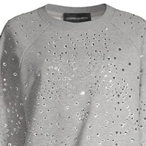 Oferta Especial: Sudaderas de Punto con Pedrería para Mujer, Estilo Urbano, Brillantes, Transpirables, Ecológicas, con Color Personalizado en la Parte Delantera - Product Image 4