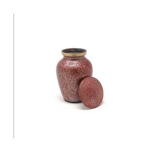 Urne funéraire en aluminium à texture légère en bois de style américain pour cendres d'adultes Produits commémoratifs en métal et laiton Fournitures funéraires pour animaux de compagnie - Product Image 1