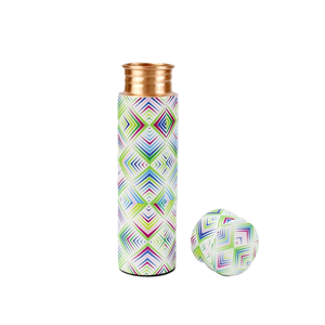 Bouteille d'eau en cuivre de concepteur élégant pour la salle de sport de bureau avec des avantages pour la santé Bouteille en cuivre pur meilleure vente - Product Image 4