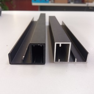 โครงประตูตู้อลูมิเนียมสีดำปรับแต่งได้ผลิตในเวียดนาม - Product Image 6