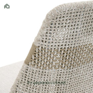 Nordic Design Modern Teak <b>Wood</b> Aluminum Armchair Synthetic Rattan <b>Dining</b> <b>Chair</b> Luxury Outdoor Patio Custom Portable Durable - Product Image 5