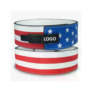 Ceinture d'haltérophilie unisexe pour entraînement de gym avec logo personnalisé Matériau en cuir de vachette Ceinture d'haltérophilie résistante et respirante - Product Image 2