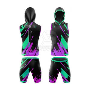 ชุดเสื้อเจอร์ซีย์สั้นลายธงสำหรับผู้ชายชุดกีฬาแบบทีมสวมใส่สบายแห้งเร็ว - Product Image 2