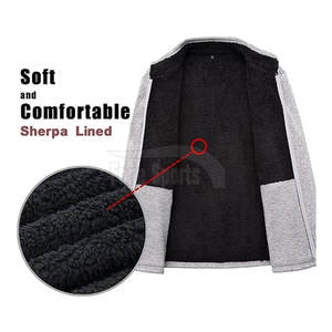 Ventes chaudes Veste d'hiver en polaire pour homme sur mesure Taille personnalisée Col montant Logo frontal Chauffante Respirante Séchage rapide - Product Image 3