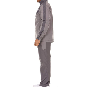 Survêtement coupe-vent personnalisé pour hommes dernier modèle Street Wear 100% Nylon Front Zip Color Block Elastication Trims Hooded pour l'hiver - Product Image 6