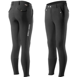 Venta de fábrica Ropa de equitación Hombres Pantalones ecuestres/Pantalones ecuestres ajustados hechos a medida para hombres - Product Image 3