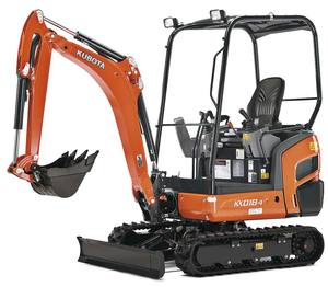 Kubota รถขุดแบ็กเกอร์ขนาดเล็กระบบไฮดรอลิกตีนตะขาบ2022 2024 0.8T 1T 1.5T 2T 3T 6T 9T - Product Image 6