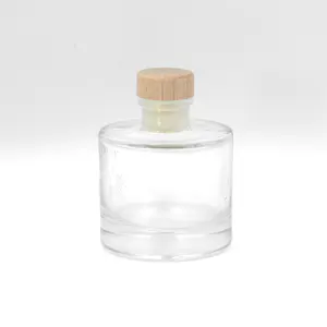 Botol parfum kaca Vintage bening kecil sampel parfum disetujui dengan sertifikasi Ce