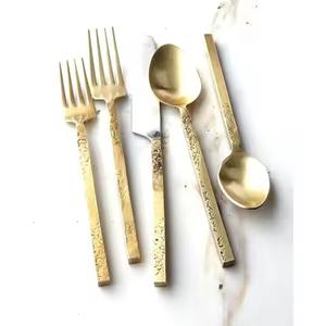 Ensemble de couverts en acier inoxydable, fourchette, cuillère, couteau, couverts de table pour restaurant, hôtel - Product Image 4